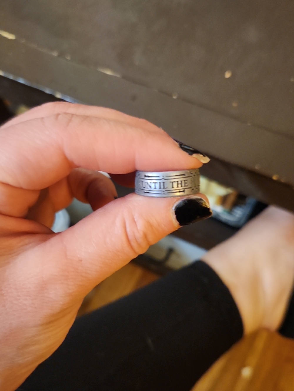 Until The Very End Harry Potter Silicone Ring